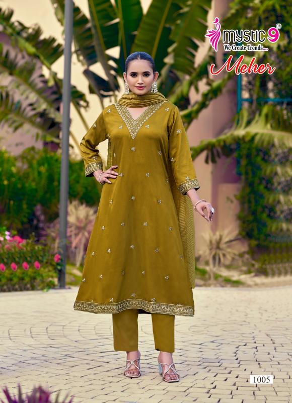 Mystic9 meher vol 1 shagun kurtis wholesale